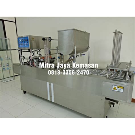 Jual Mesin Air Minum Kemasan AMDK Cup Sealer 2 Line Full Otomatis Kab