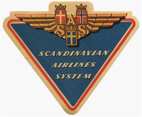 Vintage Poster Sas Scandinavian Airlines System Galerie 1 2 3