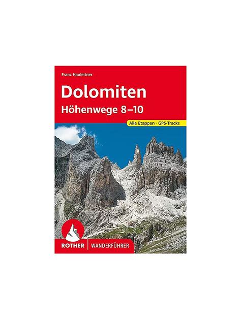 ROTHER Wanderführer Dolomiten Höhenwege 8 10 keine Farbe