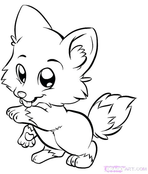 Baby Fox Drawing | Free download on ClipArtMag