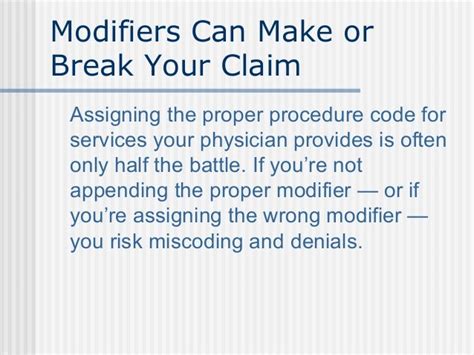Modifiers Matter: A Modifier Overview for All Physician Practices 
