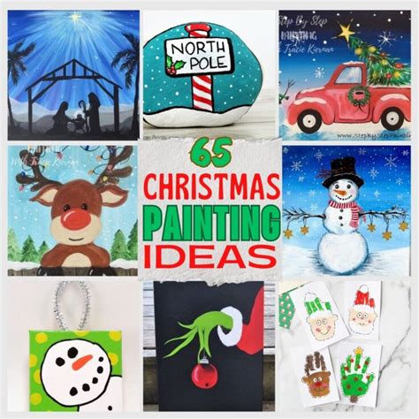 65 Joyful Christmas Painting Ideas To Ignite Your Festive Creativity