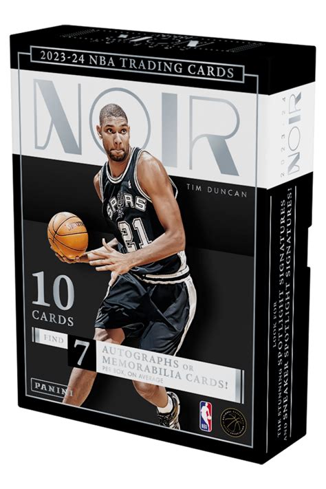 Panini Noir Nba Trading Card Box Hobby