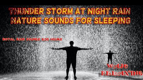 Relaxing Rain And Thunder Sounds Fall Asleep Faster Beat Insomnia