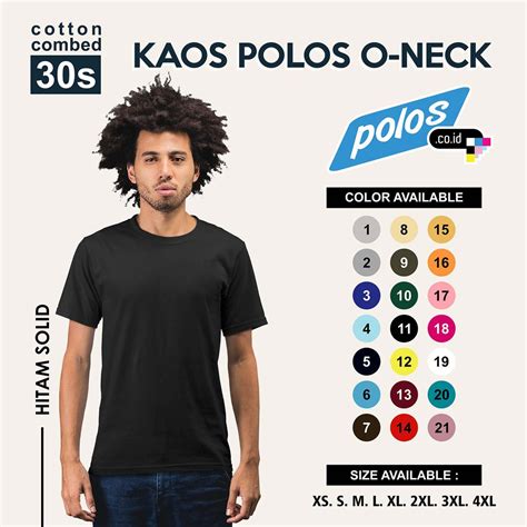 Jual Kaos Polos Tshirt Polos Super Cotton 30s Unisex Shopee Indonesia