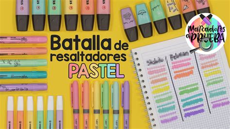 Cuales Son Los Mejores Resaltadores Pastel Los Que No Apruebo Son