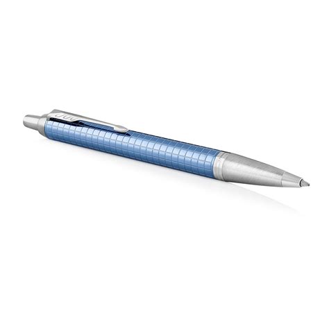 Parker Im Premium Ballpoint Pen Blue Chrome Trim The