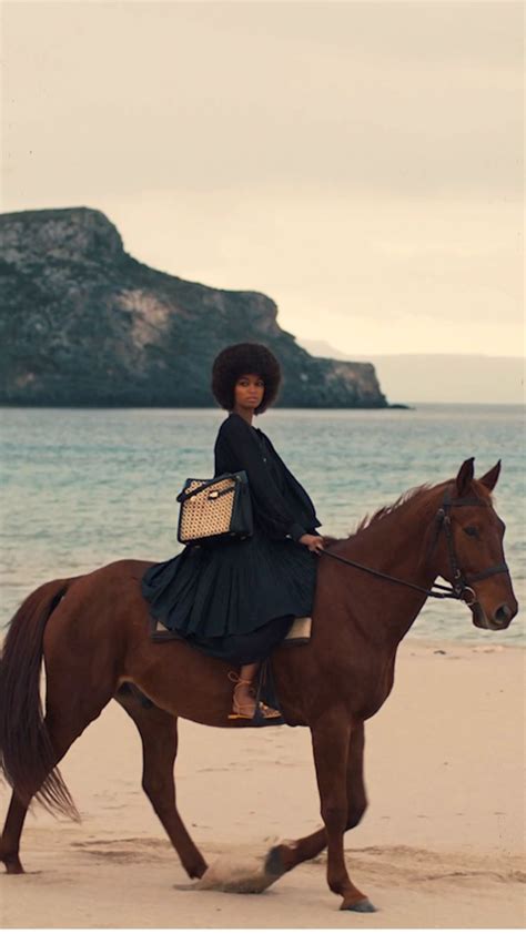 The Lee Radziwill Double Bag | Beach fashion shoot, Horse fashion ...
