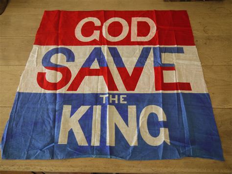 RARE British Flag God Save The King Flag Decorative Etsy UK British