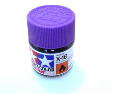 X 16 Tamiya Acrylic Paint Purple Gloss Rc World Hobbies Australia