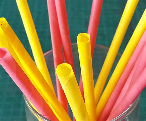 Make Paper Straws 6 Steps With Pictures Instructables