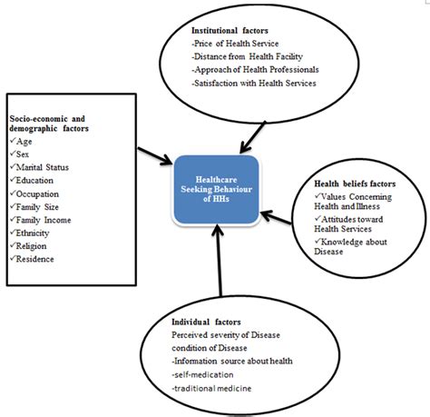 Figure 1 Conceptual Framework Of Healthcare Seeking Behaviour Adapted