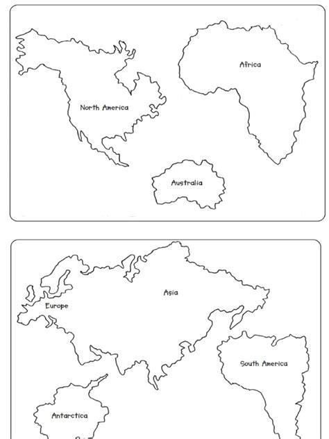 Cut Out Continents | PDF