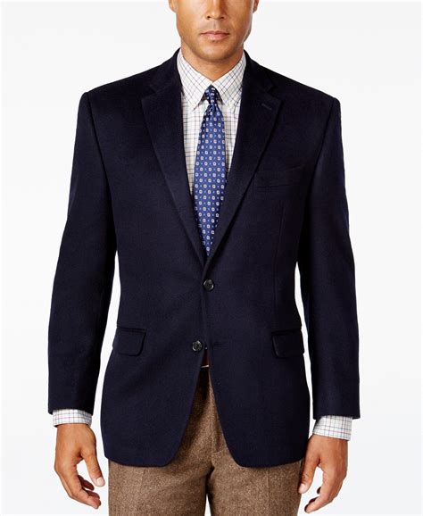 Lauren Ralph Lauren Cashmere Blend Mens Classic Fit Sport Coat