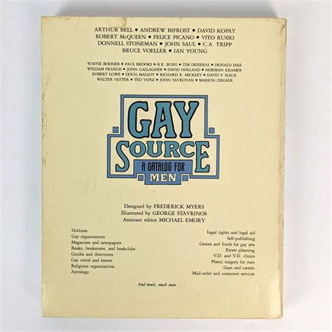 Gay Source A Catalog For Men The Book Merchant Jenkins