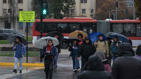 Lluvia en Santiago Estas son las comunas de la Región Metropolitana