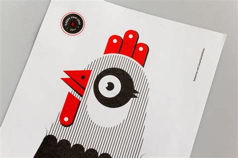 Zodiac Posters: Rooster on Behance