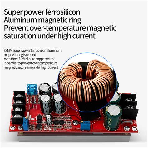 DC DC Buck Converter 1200W Boost Step Up Power Supply Module Constant