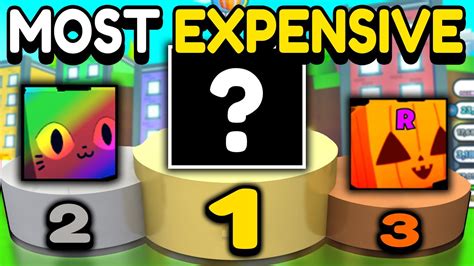 Most Expensive Huge Pets In Pet Simulator X Top Youtube