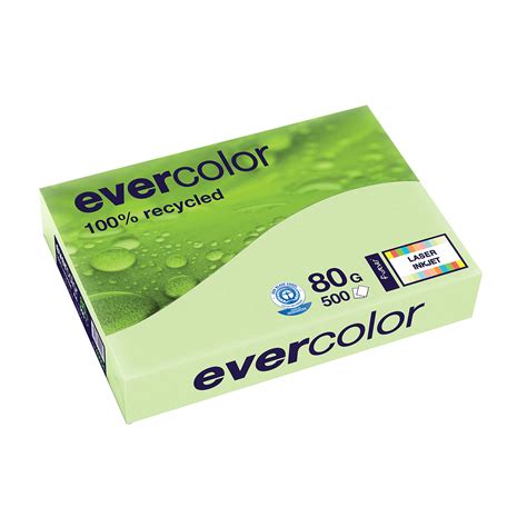 Clairefontaine Evercolor Ramette De Papier 500 Feuilles A4 80g Vert