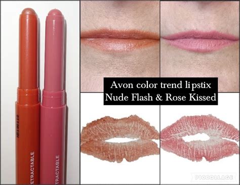 Wendy S Delights Avon Color Trend Lipstix Nude Flash Rose Kissed