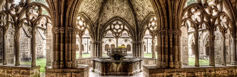 Gothic Cloister Fountains Photograph by Weston Westmoreland - Fine Art America