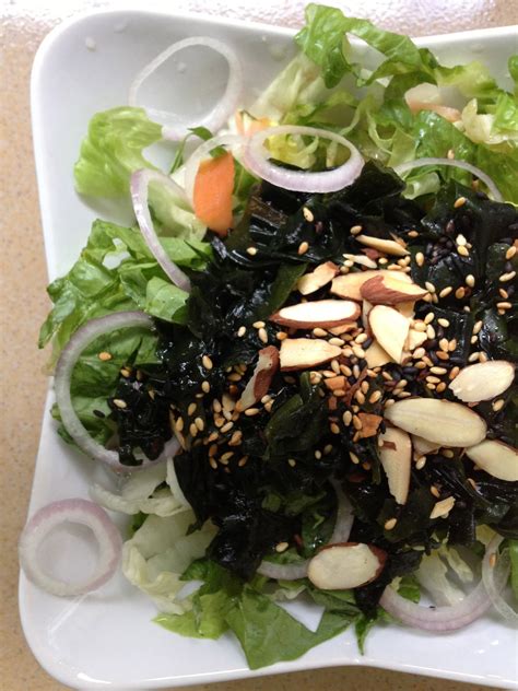 We Have a Lovely Home: Korean Seaweed Salad with Roasted Almond and ...