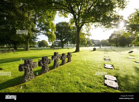 German Military Cemetery At La Cambe Normandy France Stock Photo Alamy