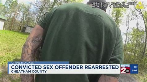 Convicted Sex Offender Rearrested In Cheatham County TN Haystack News