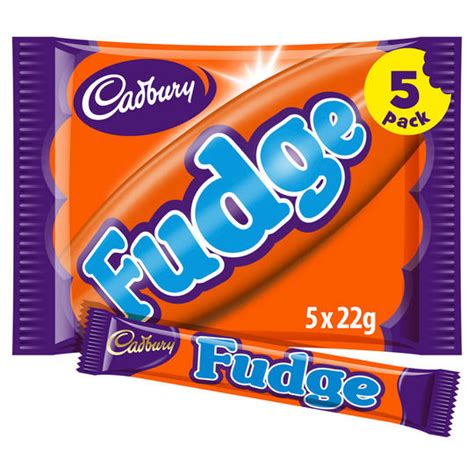 Cadbury Fudge Bar 5 Pack 110g | Iceland Foods