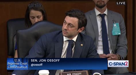 WATCH Sen Ossoff Votes To Advance Judge Ketanji Brown Jacksons