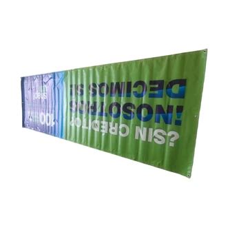 Outdoor Adverting Flex Vinyl Pvc Mesh Large Banner Logo Sublimation