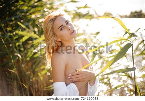 Nude Portrait Sexy Blond Woman Naked Stock Photo Shutterstock