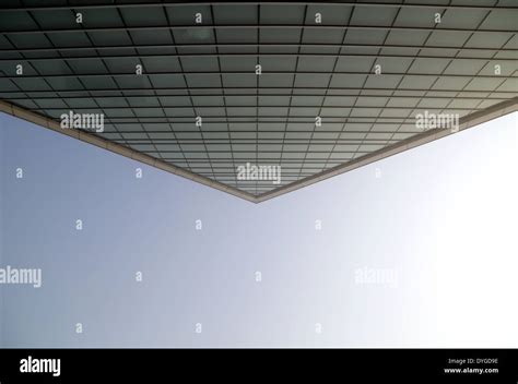 The top of a skyscraper is seen at the Incheon Free Economic Zone (IFEZ ...