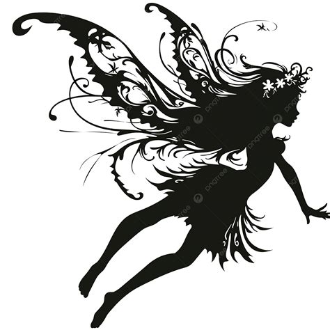 Fantasy Fairy Silhouette Fairy Silhouette Fantasy Png Transparent