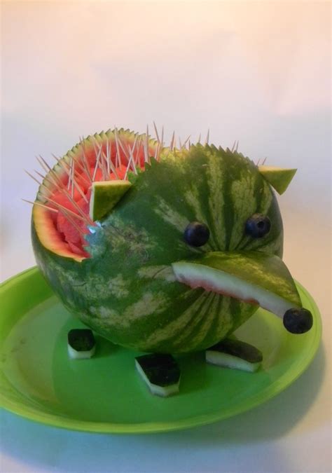 Pams Party & Practical Tips: Watermelon Hedgehog