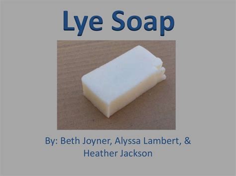 Lye Soap