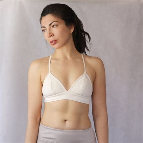 Organic Cotton Bralette Comfortable Breathable Bra Etsy