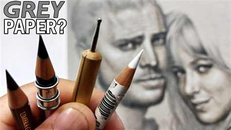 Colored Pencil Paper U Must Try Realistic Portrait Drawing Tutorial