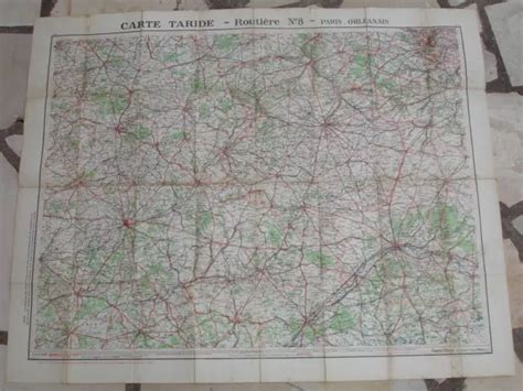 Ancienne Carte Taride Routi Re N Paris Orl Ans Imprimerie Gaillac