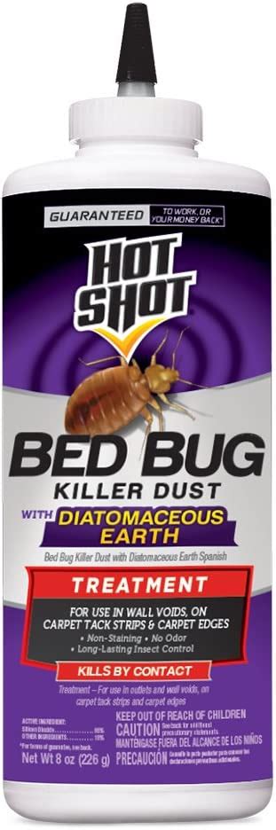 Amazon Hot Shot Diatomaceous Earth Bed Bug Treatment Patio Lawn Garden