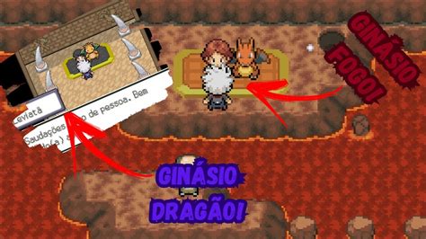 DERROTANDO GINÁSIO DE FOGO E DRAGÃO POKÉMON DARK WORSHIP PARTE 8