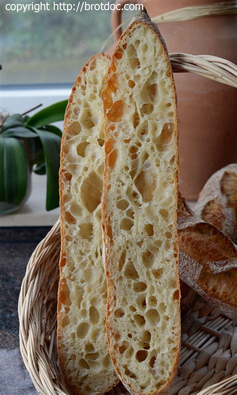 Baguettes Mit Poolish Neues Rezept Der Brotdoc