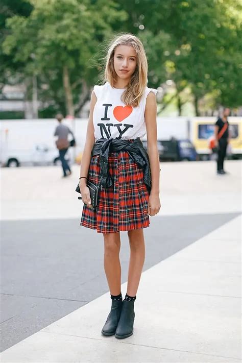 The PLAID SKIRT And Its Many Faces - The Fashion Tag Blog