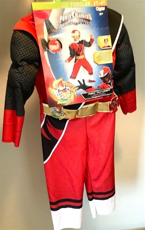 nwt sabans power rangers ninja steel toddler   halloween costume