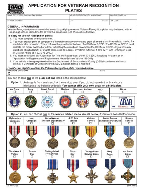 2022 2024 Form OR DMV 735 7307 Fill Online Printable Fillable Blank