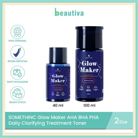 Jual Somethinc Glow Maker AHA BHA PHA Daily Clarifying Treatment Toner