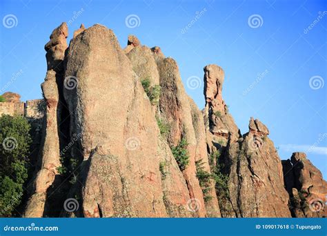 Belogradchik stock photo. Image of rocks, forest, bulgaria - 109017618