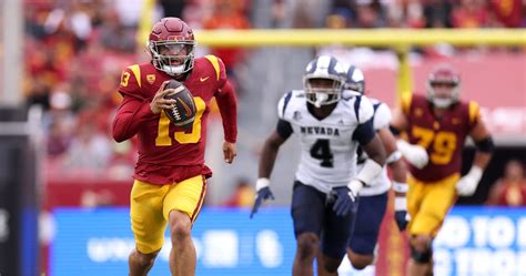 Caleb Williams Astounds Twitter With Brilliance As Usc Crushes Nevada