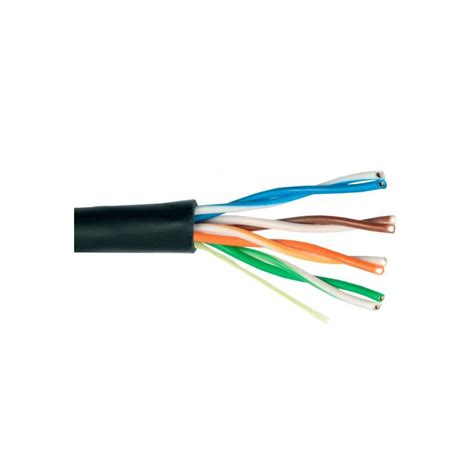 Cable Utp Cat 5e Exterior 100 Cobre Redes En Triplee